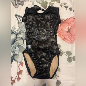 Black dance Leo medium child